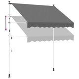 Manual Retractable Awning Light Grey 150 cm 42037052