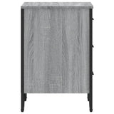 ZNTS Bedside Cabinet Grey Sonoma 40x41x60 cm Engineered Wood 848527