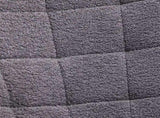 Berber Fleece Nursery Glider Rocker for Nursing, Wingback Rocking Chair for Living Room, Dark Grey T3398P344512