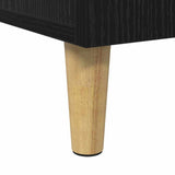 Desk with Shelf Black Oak 140 x 50 x 75 cm Engineered Wood 886236