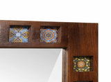 Bathroom Mirror Walnut 50 x 70 x 2.5 cm Solid Mango Wood 4018255