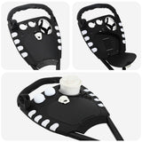 Golf Trolley with Seat Black and White 100 x 60 x 130 cm Iron 42033587