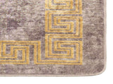 Rug Runner MARSA Grey 50 x 400 cm Polyester and PVC 42023350