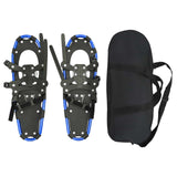 3 in 1 Snowshoes Blue and Black 63 x 21 cm Aluminum and HDPE 42021426