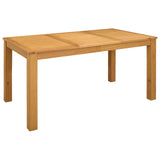 Dining Set 5 pcs Grey Solid Oak Wood 3430347