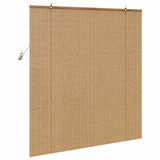 Roller Blind Brown 150 x 160 cm Bamboo 42006860