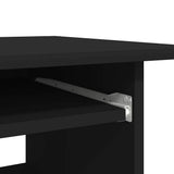 Desk Black 80x45x74 cm Engineered Wood 801365