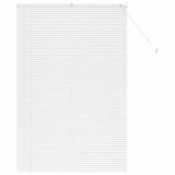 Venetian Blinds Height Adjustable White 175 x 120 cm Aluminium 42006001