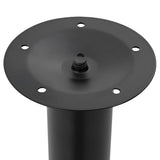 2 Telescopic Table Legs Black 710 mm-1100 mm 242153