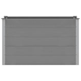 Garden Raised Bed WPC 150x50x91 cm Grey 43608