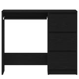Desk Black Oak 90x45x76 cm Engineered Wood 862490