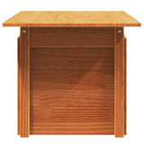 Garden Table Wax Brown 100x50x75 cm Solid Wood Pine 844910