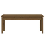 Garden Bench Honey Brown 109x44x45 cm Solid Wood Pine 824007