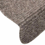Stair Mats Self-adhesive 30 pcs 65x21x4 cm Beige Half Round Large 3365664