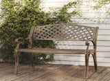 Garden Bench Bronze Cast Aluminium, Cast Iron Medium Durable 317747