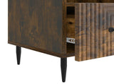 TV Cabinet Smoked Oak 102 x 34.5 x 50 cm Engineered Wood 894910