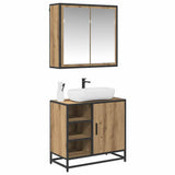 Bathroom Furniture Set 2 pcs Artisan Oak Engineered Wood 3402403
