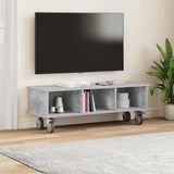 TV Stand Concrete Grey 100 x 35 x 35 cm Engineered Wood 891035
