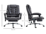 Heated 6 Points Vibration Massage Executive Office Adjustable Swivel Ergonomic High Back Desk T3398P328230