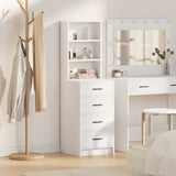 Highboard with Drawer White 40 x 41 x 135 cm Engineered wood 865046