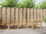 Outdoor Sofa Set 4 pcs White 187.5 x 128.5 x 73 cm 3387548