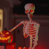 Halloween Skeleton White 155 x 38.5 cm Polypropylene 42020048