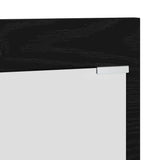 Wall-Mounted Coat Rack with Shelf Black Oak 70 x 10 x 90 cm 874524