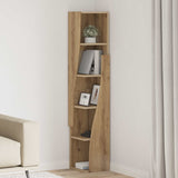 Corner Cabinet 27.5x27x140cm Engineered Wood Artisan Oak 889874