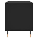 Record Cabinet Black Engineered wood 100x38x48 cm 831741