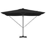 Umbrella Black 286 x 284 x 270 cm Aluminium and Polyester 42003323