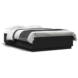 Bed Frame without Mattress Black 160x200 cm 3209689