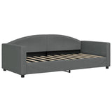 Daybed with Trundle without Mattress Dark Grey 90x190 cm Single 3197258