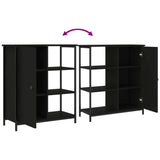 Sideboard Black 70x30x80 cm Engineered Wood 835489
