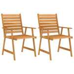 ZNTS 3 Piece Garden Dining Set Solid Acacia Wood 3057842