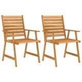 Outdoor Dining Set Warm acacia wood tone 3057842
