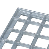 Grating Silver 80 x 40 x 2 cm Hot-Dip Galvanised Steel 42018654