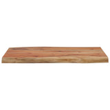 Table Top 70x40x2.5 cm Rectangular Solid Wood Acacia Live Edge 370609