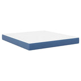 Bed Mattress with Mattress Blue 180 x 200 cm Fabric 42008304