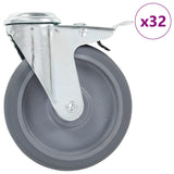 32 pcs Bolt Hole Swivel Casters 125 mm 277880