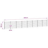 Fence Set 1391 x 186 cm WPC and Aluminium Grey 3429400