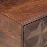Coffee Table 112x50x40 cm Solid Mango Wood 323405