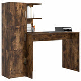 Desk 2 pcs Smoked Oak 3337293