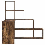 Corner Desk Smoked Oak 101.5 x 149.5 x 149.5 cm Engineered Wood 3337245