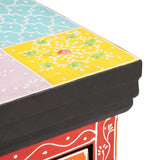 Bedside Cabinet with Drawer Multicolour 40 x 30 x 40 cm 4017588