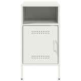 Bedside Cabinets 2 pcs White 36x39x68 cm Steel 843077