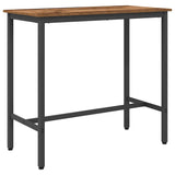 Table Old Wood 100 x 50 x 90.5 cm Engineered Wood and Steel 873736