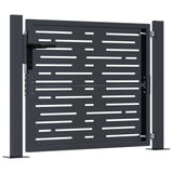 Garden Gate Anthracite 105x80 cm Steel Square Design 153190