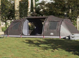 Camping Tent Tunnel 4-Person Brown Waterproof 4009414