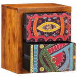 Bedside Cabinet Brown 35 x 30 x 40 cm Solid Acacia Wood 4016519