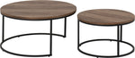 ZNTS Quebec Round Coffee Table Set 300-301-048